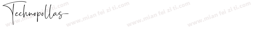 Technopollas字体转换
