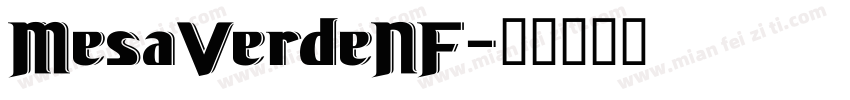 MesaVerdeNF字体转换