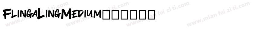 FlingaLingMedium字体转换