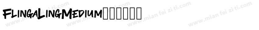 FlingaLingMedium字体转换