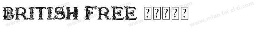 British-Free字体转换