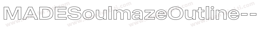 MADESoulmazeOutline-字体转换