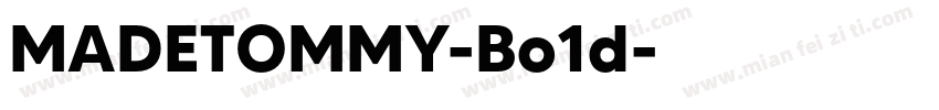 MADETOMMY-Bo1d字体转换