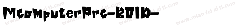 McomputerPrc-BOID字体转换