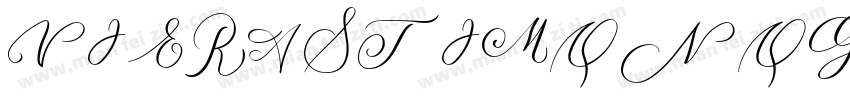 VierastiMonogram字体转换