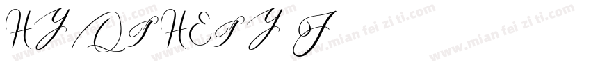 HYQIHEIY3-45J字体转换