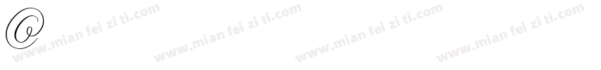 O中间带点的字体字体转换