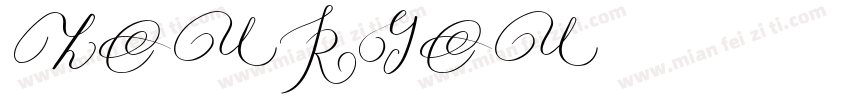 筑衣ZOURYOU字体转换