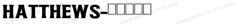 Hatthews字体转换
