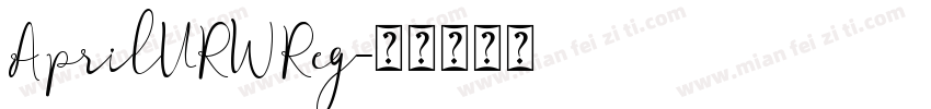 AprilURWReg字体转换