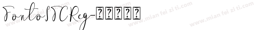 FontoITCReg字体转换