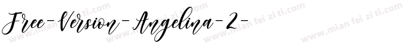 Free-Version-Angelina-2字体转换