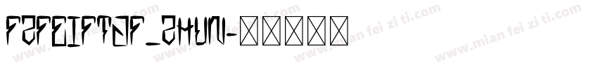FZFEIFTJF_ZHUN字体转换