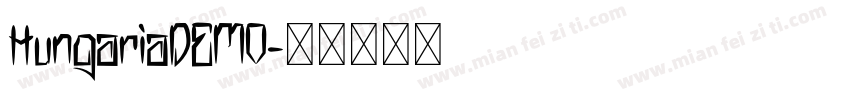 HungariaDEMO字体转换
