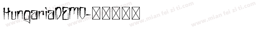 HungariaDEMO字体转换