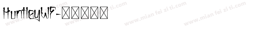 HuntleyWF字体转换