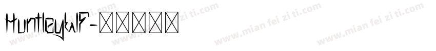 HuntleyWF字体转换