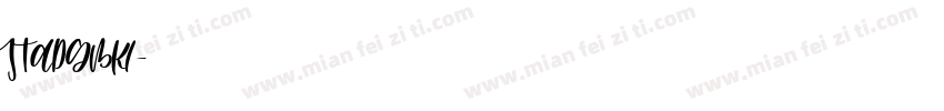 STADGBKI字体转换