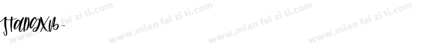 STADGXB字体转换