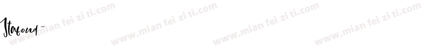 Stafond字体转换