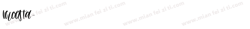 VELOCISTA字体转换