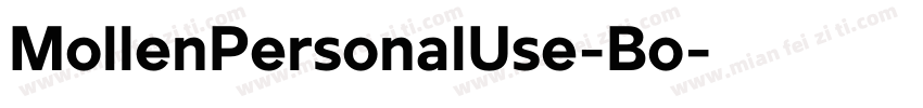 MollenPersonalUse-Bo字体转换