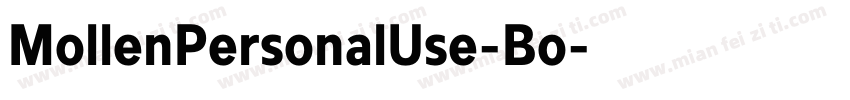 MollenPersonalUse-Bo字体转换