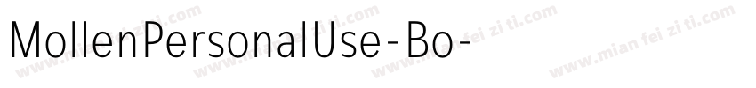 MollenPersonalUse-Bo字体转换