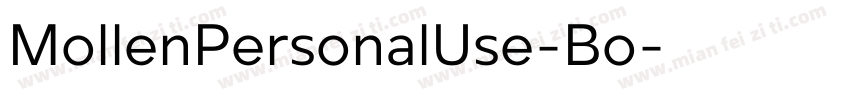 MollenPersonalUse-Bo字体转换