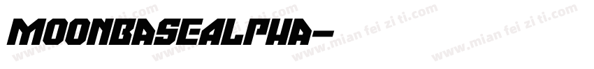 MoonbaseAlpha字体转换