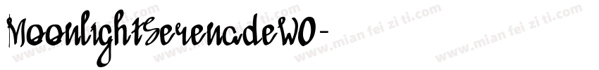 MoonlightSerenadeW0字体转换