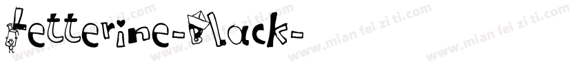 Letterine-Black字体转换