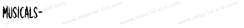 musicals字体转换