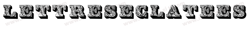 LettresEclatees字体转换