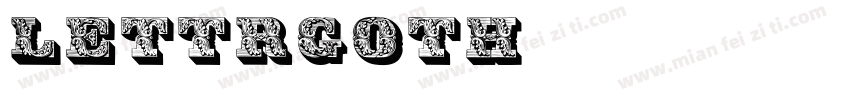 lettrGoth字体转换