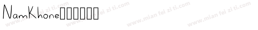 NamKhone字体转换