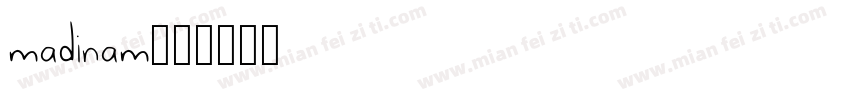madinam字体转换