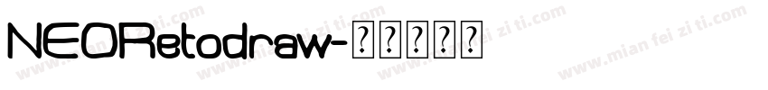 NEORetodraw字体转换