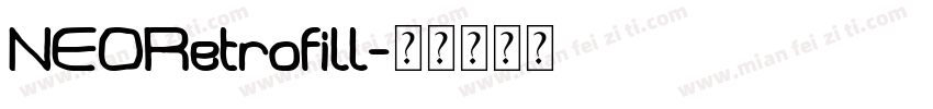 NEORetrofill字体转换