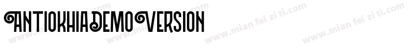 AntiokhiaDemoVersion字体转换