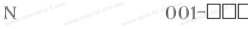 Nanfont001字体转换