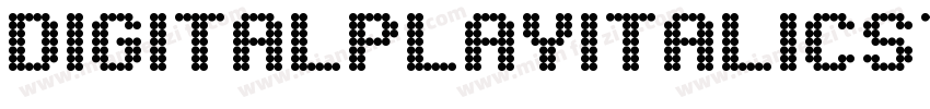 DigitalPlayItalicSt-mG7x字体转换