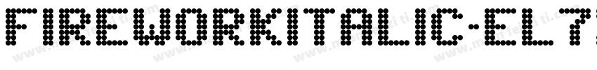 FireworkItalic-el7x字体转换