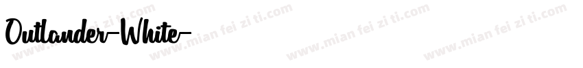 Outlander-White字体转换