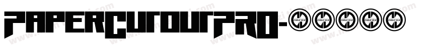 PaperCutoutPRO字体转换