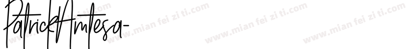 PatrickAmtesa字体转换