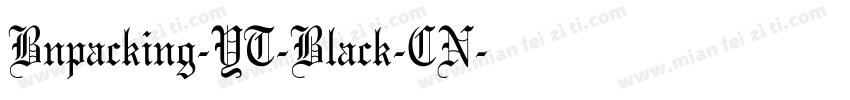 Bnpacking-YT-Black-CN字体转换