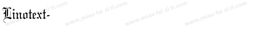 Linotext字体转换
