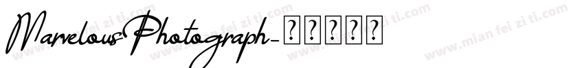 MarvelousPhotograph字体转换
