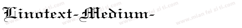 Linotext-Medium字体转换